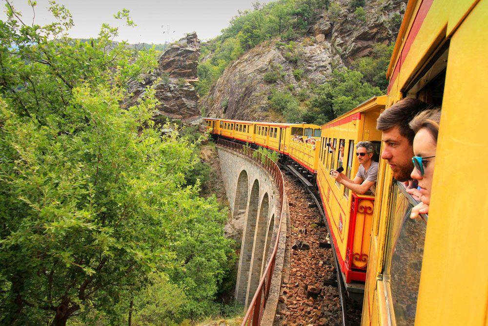 Excursion en train jaune